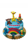 Tort z bajkowymi postaciami Baby Tv