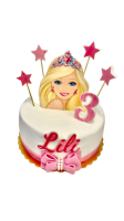 Tort dla dziewczynki Barbie