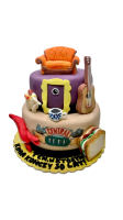 Tort dwupiętrowy serial FRIENDS  do 30 porcji
