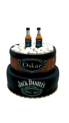 Tort dwupiętrowy Jack Daniels.  Do 30 porcji
