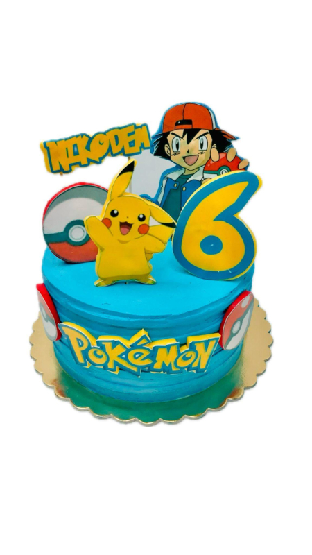Tort dla chłopca Pokemon Pikachu