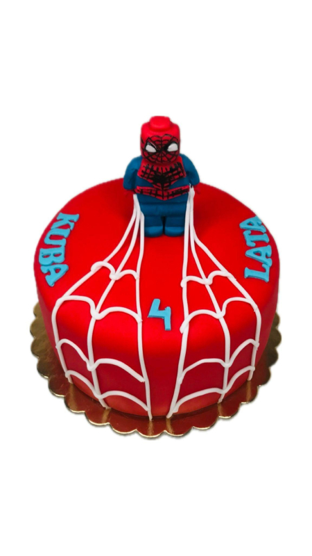 Tort Spiderman Lego dla chłopca
