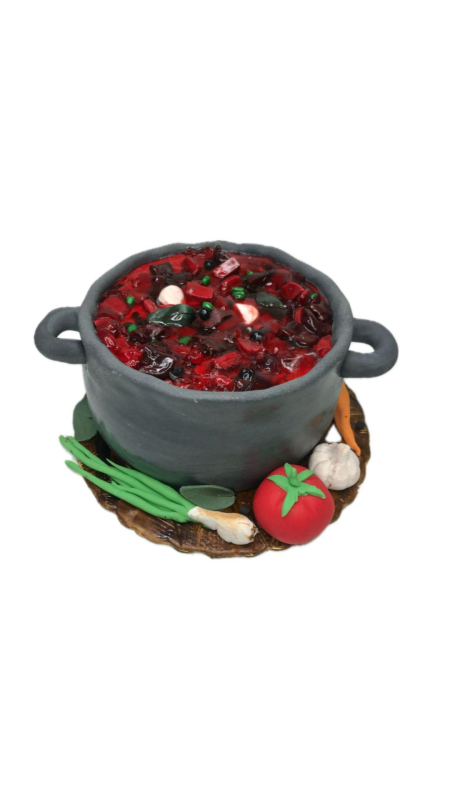 Tort garczek z zupą 3D