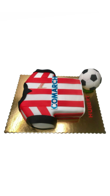 Tort 2D koszulka Cracovia z piłką