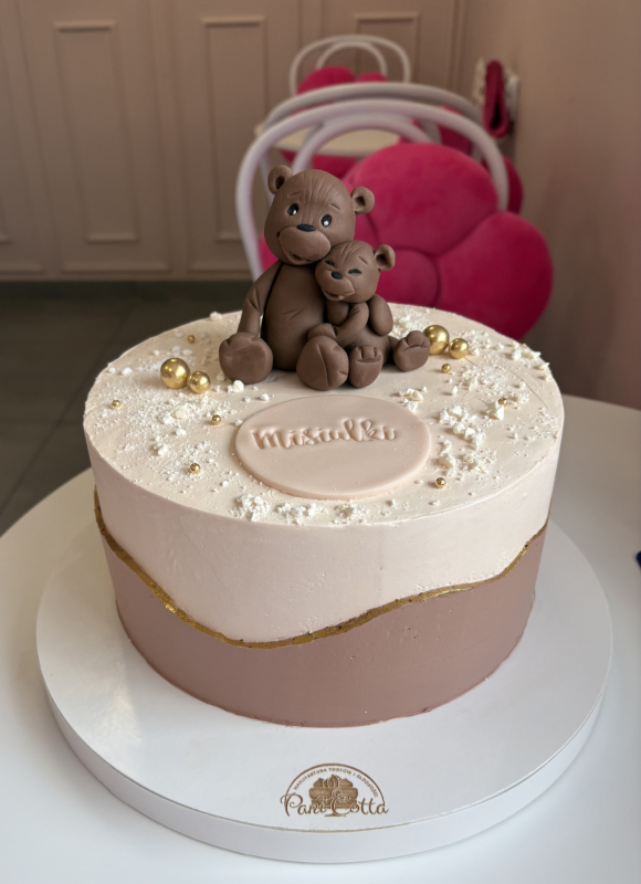 Tort z misiami 