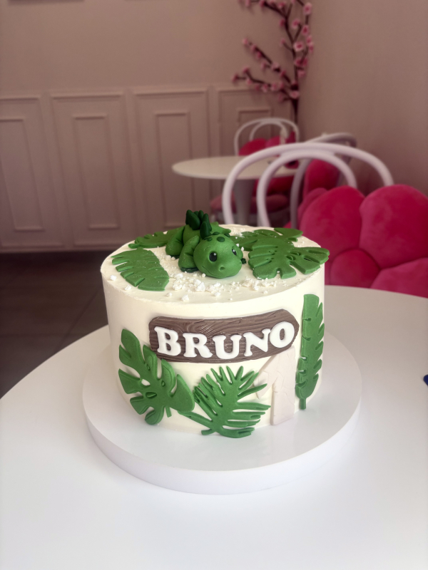 Tort dinozaur na roczek 