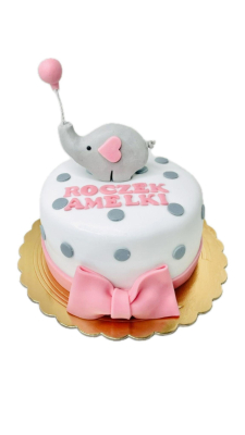 Tort na roczek Słonik