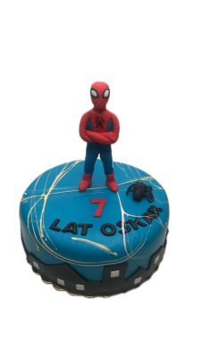 Tort z figurką Spidermana dla chłopca