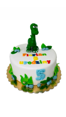 Tort z dinozaurem