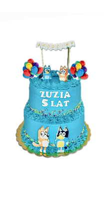 Tort dwupiętrowy Blue  do 30 porcji